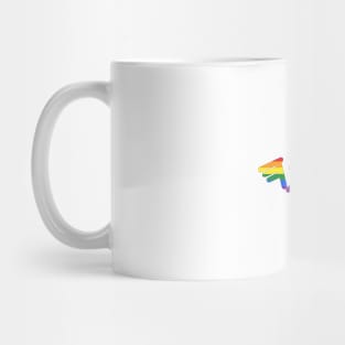 Ahava - Love (Paleo-Hebrew, Pride Colors) Mug